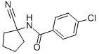 4-CHLORO-N-(1-CYANO-CYCLOPENTYL)-BENZAMIDE Structural