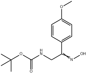 [2-HYDROXYIMINO-2-(4-METHOXY-PHENYL)-ETHYL]-CARBAMIC ACID TERT-BUTYL ESTER Structural