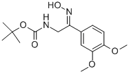 [2-(3,4-DIMETHOXY-PHENYL)-2-HYDROXYIMINO-ETHYL]-CARBAMIC ACID TERT-BUTYL ESTER Structural