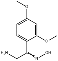 2-AMINO-1-(2,4-DIMETHOXY-PHENYL)-ETHANONE OXIME Structural