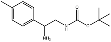 (2-AMINO-2-P-TOLYL-ETHYL)-CARBAMIC ACID TERT-BUTYL ESTER HYDROCHLORIDE Structural