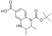 2,3-DIMETHYL-3,4-DIHYDRO-2H-QUINOXALINE-1,6-DICARBOXYLIC ACID 1-TERT-BUTYL ESTER