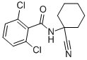 2,6-DICHLORO-N-(1-CYANO-CYCLOHEXYL)-BENZAMIDE