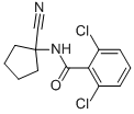 2,6-DICHLORO-N-(1-CYANO-CYCLOPENTYL)-BENZAMIDE Structural