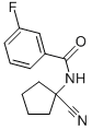 N-(1-CYANO-CYCLOPENTYL)-3-FLUORO-BENZAMIDE