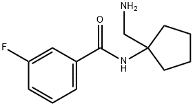 N-(1-AMINOMETHYL-CYCLOPENTYL)-3-FLUORO-BENZAMIDE