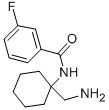 N-(1-AMINOMETHYL-CYCLOHEXYL)-3-FLUORO-BENZAMIDE Structural