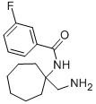 N-(1-AMINOMETHYL-CYCLOHEPTYL)-3-FLUORO-BENZAMIDE Structural