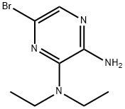 2-AMINO-5-BROMO-3-(DIETHYLAMINO)PYRAZINE Structural