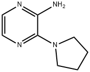 2-AMINO-3-PYRROLIDIN-1-YLPYRAZINE Structural