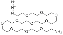 O-(2-AMINOETHYL)-O-(2-AZIDOETHYL)NONAETHYLENE GLYCOL Structural