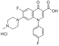 Difluoxacin hydrochloride Structural