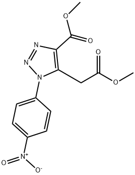 METHYL 5-(2-METHOXY-2-OXOETHYL)-1-(4-NITROPHENYL)-1H-1,2,3-TRIAZOLE-4-CARBOXYLATE