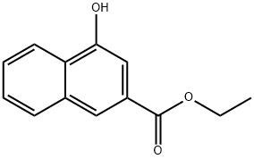 ethyl 4-hydroxy-2-naphthoate Structural