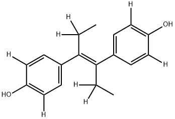 DIETHYL-1,1,1',1'-D4-STILBESTROL-3,3',5,5'-D4 Structural