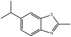 Benzothiazole, 6-isopropyl-2-methyl- (7CI) Structural
