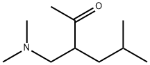 3-(N,N-Dimethylaminomethyl)-5-methyl-2-hexanone Structural Picture