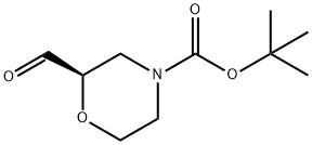 (R)-N-Boc-2-morpholinecarbaldehyde Structural