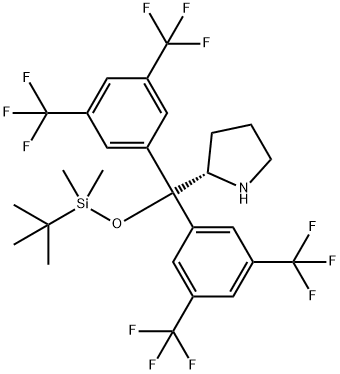 S-2-[bis[3,5-bis(trifluoroMethyl)phenyl][[(1,1-diMethylethyl)diMethylsilyl]oxy]Methyl]-Pyrrolidine Structural