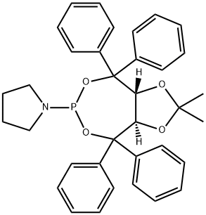 1-[(3aR,8aR)-tetrahydro-2,2-diMethyl-4,4,8,8-tetraphenyl-1,3-dioxolo[4,5-e][1,3,2]dioxaphosphepin-6-yl]-Pyrrolidine