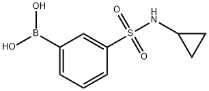 3-(N-CYCLOPROPYLSULPHAMOYL)BENZENEBORONIC ACID 98 Structural