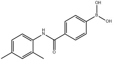 4-(2,4-DIMETHYLPHENYLCARBAMOYL)PHENYLBORONIC ACID Structural