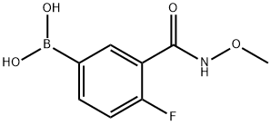 4-FLUORO-3-[(METHOXYAMINO)CARBONYL]BENZENEBORONIC ACID 98