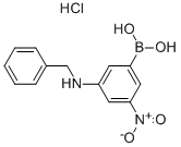 3-(BENZYLAMINO)-5-NITROBENZENEBORONIC ACID HYDROCHLORIDE 95