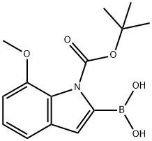 1-BOC-7-methoxyindole-2-boronic acid