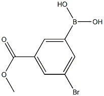 3-BROMO-5-(METHOXYCARBONYL)BENZENEBORONIC ACID 96