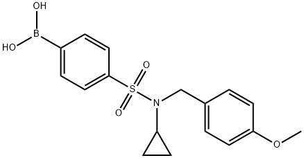 4-[N-CYCLOPROPYL-N-(4-METHOXYBENZYL)SULFAMOYL]PHENYLBORONIC ACID