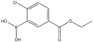 2-CHLORO-5-(ETHOXYCARBONYL)BENZENEBORONIC ACID 98 Structural