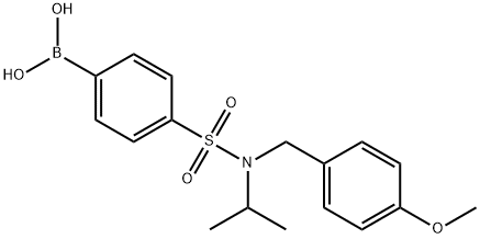 4-[N-ISOPROPYL-N-(4-METHOXYBENZYL)SULPHAMOYL]BENZENEBORONIC ACID 98