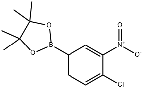 4-CHLORO-3-NITROBENZENEBORONIC ACID, PINACOL ESTER 98 Structural