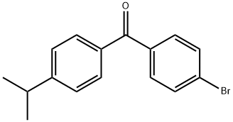 4-BROMO-4'-ISO-PROPYLBENZOPHENONE Structural