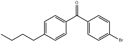 4-BROMO-4'-N-BUTYLBENZOPHENONE Structural