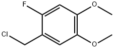 4,5-DIMETHOXY-2-FLUOROBENZYL CHLORIDE Structural