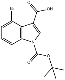 1H-INDOLE-1,3-DICARBOXYLIC ACID, 4-BROMO-, 1-(1,1-DIMETHYLETHYL)ESTER