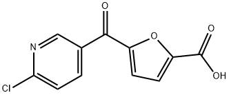 5-(6-CHLORONICOTINOYL)-2-FUROIC ACID Structural