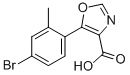 5-(2-METHYL-4-BROMOPHENYL)-1,3-OXAZOLE-4-CARBOXYLIC ACID