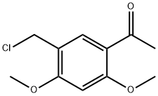 1-(5-CHLOROMETHYL-2,4-DIMETHOXY-PHENYL)-ETHANONE Structural