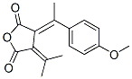 (E)-3-(1-(4-METHOXYPHENYL)ETHYLIDENE)-4-(PROPAN-2-YLIDENE)DIHYDROFURAN-2,5-DIONE Structural