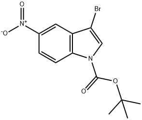 3-BROMO-5-NITROINDOLE-1-CARBOXYLIC ACID TERT-BUTYL ESTER