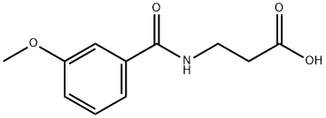 3-[(3-METHOXYBENZOYL)AMINO]PROPANOIC ACID Structural