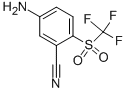 5-amino-2-(trifluoromethylsulfonyl)benzonitrile