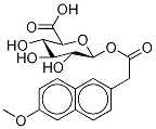 Demethyl Naproxen Acyl-β-D-glucuronide Structural