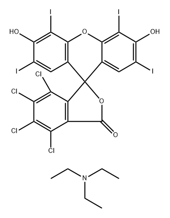 ROSE BENGAL  BIS(TRIETHYLAMMONIUM) SALT Structural