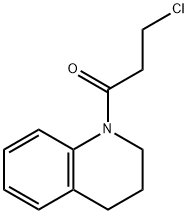 1-(3-chloropropanoyl)-1,2,3,4-tetrahydroquinoline Structural