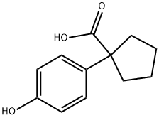 1-(4-HYDROXY-PHENYL)-CYCLOPENTANECARBOXYLIC ACID Structural