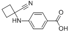 4-(1-CYANOCYCLOBUTYLAMINO)BENZOIC ACID Structural